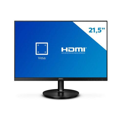 Monitor Philips 221v8/77 21,5'' Full Hd 75 Hz Lcd 4 Ms Color Negro