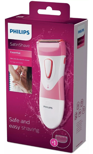 Imagen 4 de 7 de Afeitadora Philips Femenina Philips Hp6306 Seco Humedo Pila