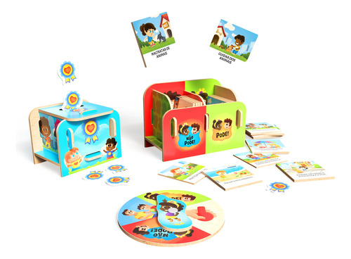 Jogo Infantil Educativo Pode E Não Pode Madeira