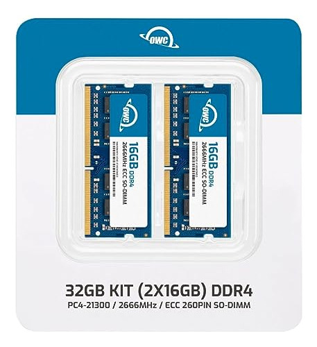 Owc 32gb (2x16gb) Ddr4 Ram Compatible Con Sistemas Nas