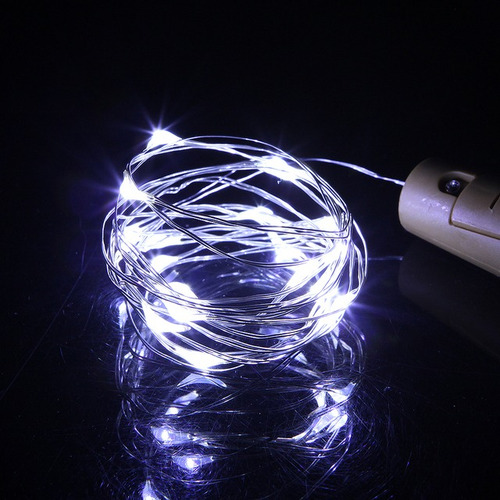 Kit 20 Luces Navideñas Para Botellas De Exterior