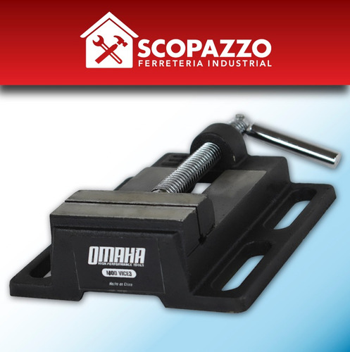 Imagen 4 de 8 de Morsa Plana 3 Pulgadas Omaha Ideal Taladro De Banco
