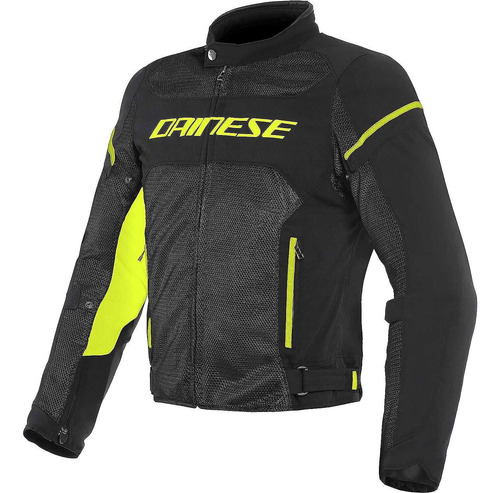 Campera Dainese Air Frame D1 Tex Negro Amarillo - Talle 48 Negro/amarillo Lisa 48