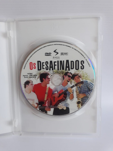 Dvd Os Desafinados (2008) - Selton Mello - Ótimo Estado (Usado)