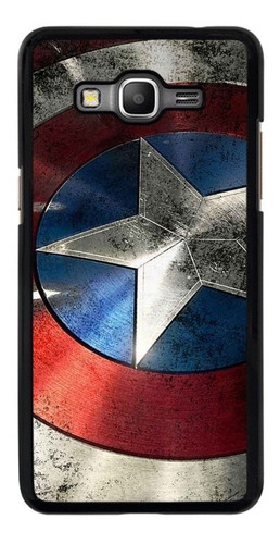 Funda Para Samsung Galaxy Capitan America Marvel Escudo 