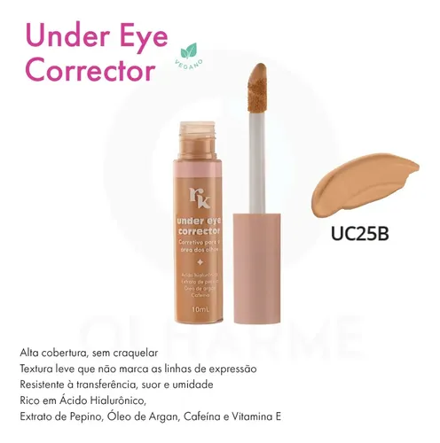 Rk Kiss New York Under Eye Corrector 10ml - Cor 25