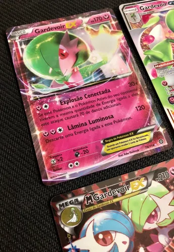 Carta Pokémon Gardevoir Ex, Brinquedo Pokémon Nunca Usado 71669351