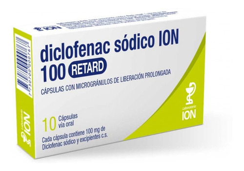 Diclofenac Ion® 100 Mg Retard X 10 Comprimidos