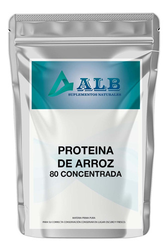 Proteína De Arroz Vegana Pura 500 Gr Alb