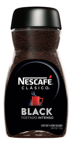 Nescafé Clásico Black Tostado Intenso Café Soluble 170g
