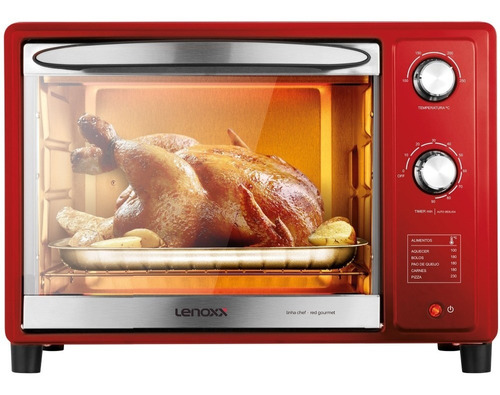 Forno Elétrico Red Gourmet 36 Litros Grande Lenoxx  127v