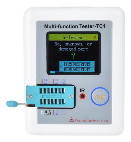 Lcr-tc1 Transistor Tester Diodo De Pantalla Gráfica A Todo