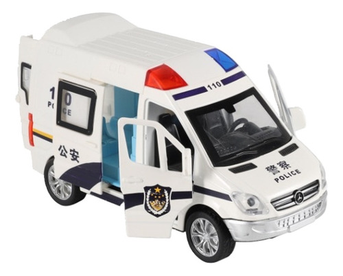 Maqueta De Coche De Policía De Aleación Para Niños Toys 5 Op