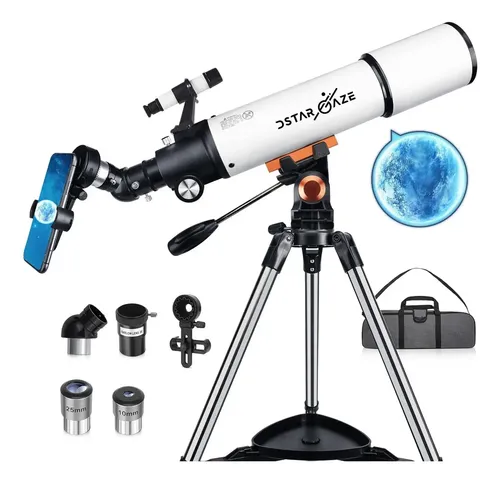 Telescopio Astronómico Profesional Monocular 50070m Blanco