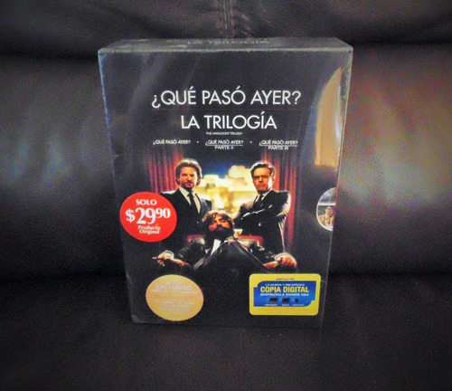 Dvd Trilogía - Película - Qué Pasó Ayer? (3 Discos Dvd)