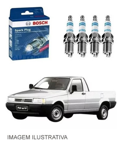 Vela De Ignicao Fiat Elba 1985/1993 Uno 1987/1993 Bosch Sp13