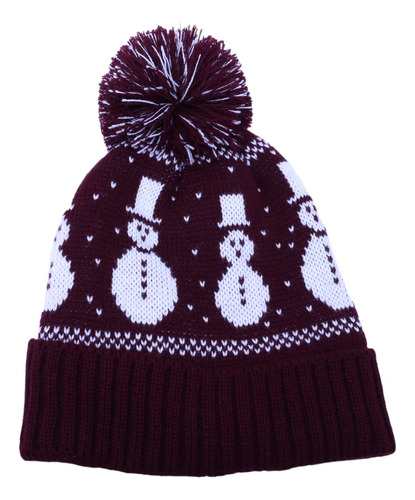 Gorro Bonete Beanie Infantil De Muñeco De Nieve | Tejido 