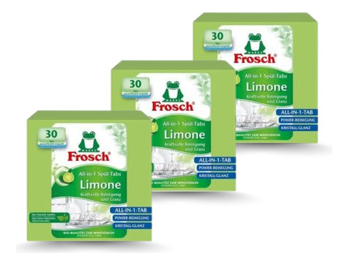 Detergente Pastillas Lavavajillas Frosch Pack  X 90uni