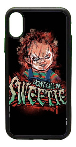 Funda Protector Para iPhone Chucky Sweetie Terror Miedo