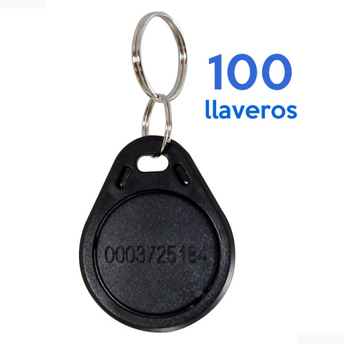 Kit 100 Llaveros De Proximidad 125 Khz Con Código Ax-tag100