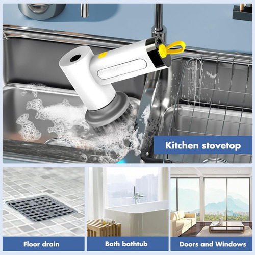 Limpieza Eléctrica, Depuradora Giratoria Para Baño Y Join-fs