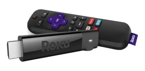 Imagen 2 de 4 de Convertidor Roku Streaming Stick+ 3810 De Voz 4k 1gb Negro