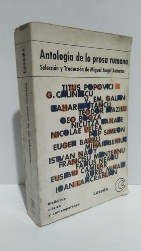 Antología Prosa Rumana Popovici Calinescu Stancu Asturias