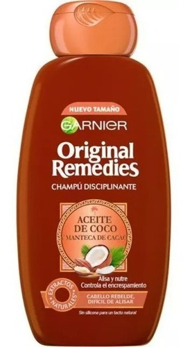 Shampoo Original Remedies Aceite De Coco Y Cacao 300 Ml