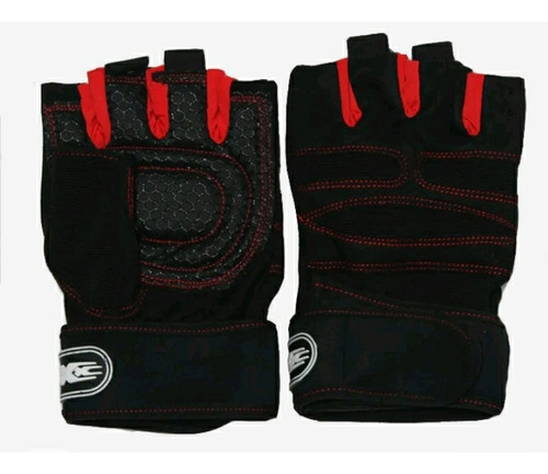 Guantes Medio Dedo Con Muñequera Antideslizante Gym Ciclismo