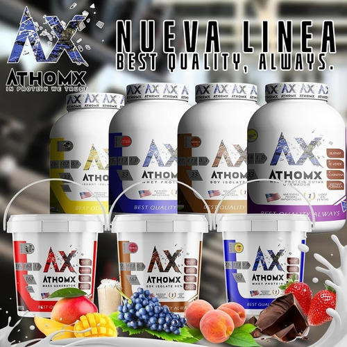 Imagen 2 de 5 de Proteina Isolada Athomx Isobot - Whey Protein Isolate X 1kg