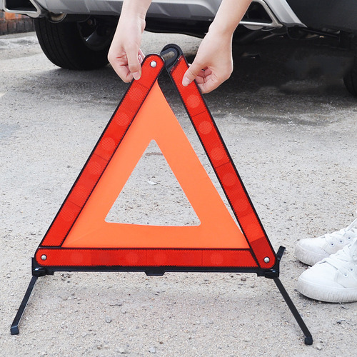* 2pcs Triángulos Reflectantes De Seguridad De 43cm