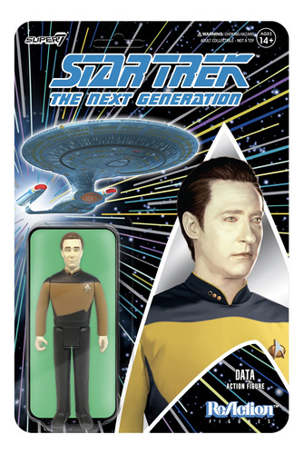 Super7 Star Trek: The Next Generation Data - Figura De Accio