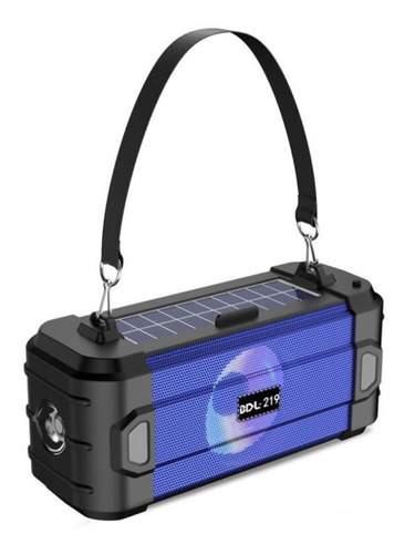 Bocina Solar Bluetooth Inalambrica Bdl-219 Oneder Azul