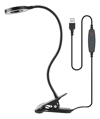 D C 5 V 6 W 24 Leds Abrazadera Clip De Escritorio Luz Lámpar