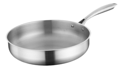 Sartén De Acero Inoxidable Sartén De Filete De 26 Cm