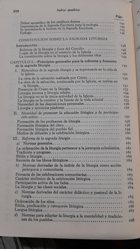 Concilio Vaticano Ii / Constituciones, Decretos. Declaracion (Usado)