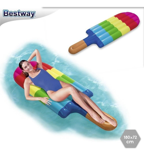 Colchoneta Inflable Palo Helado Int 43161 Orig Bestway Sudam