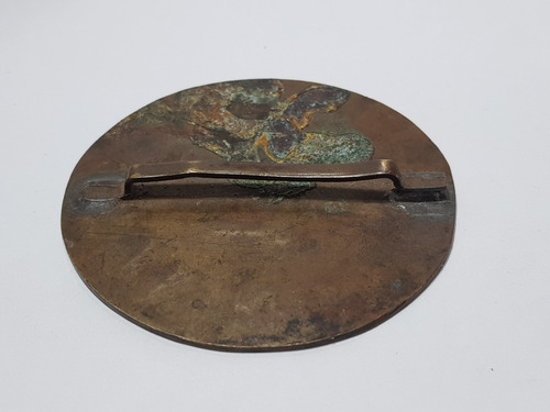 Imagen 3 de 5 de Antiguo Pin Cucarda Jockey Club Laplat Hípica 1900 Mag 59062