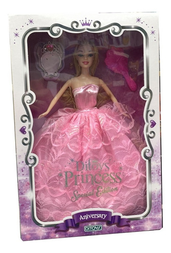 Muñeca Princesa Edicion Especial Aniversario Rubia