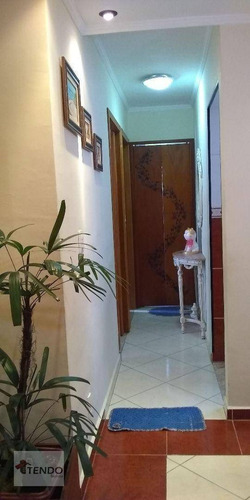Imagem 12 de 18 de Imob03 - Apartamento Com 2 Dormitórios À Venda, 53 M² Por R$ 208.000 - Parque São Vicente - Mauá/sp - Ap3047