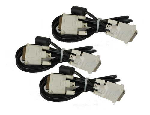 Cable Dvi-d Doble Enlace 1.8m - Macho A Macho Kit 3 Pack