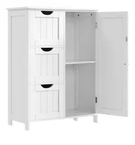 Comprar Vasagle Gabinetes Para Baño Mueble  3 Cajones Y 2 Niveles