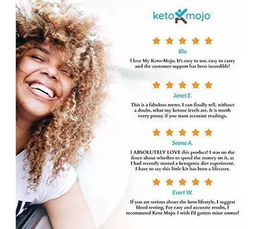 KETO-MOJO GK+ Kit de prueba Bluetooth de glucosa y cetona + aplicación  gratuita para el manejo de cetosis y diabetes. 20 tiras de análisis de  sangre