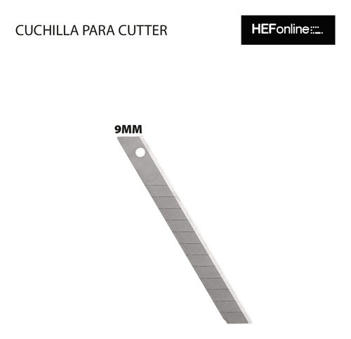 Hojas Para Cortante Cutter X 10 Pcs Ancho 9 Mm