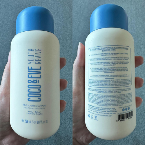 Shampoo E Condicionador Coco & Eve Pro Youth 280 Ml Com Mel