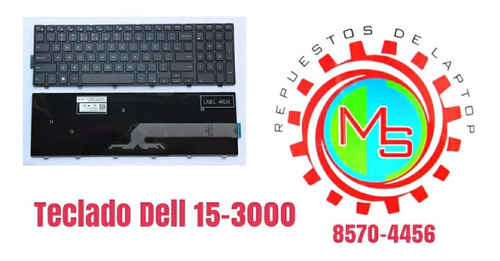 Teclado Dell 15-3000