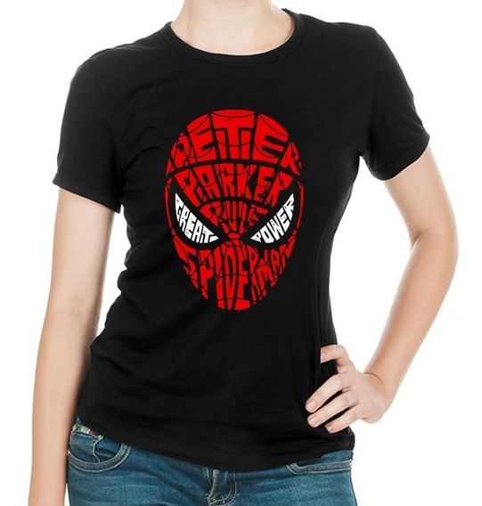 Camisa De Mujer Moderno Estilo Avengers Endgame Spider Man | MercadoLibre