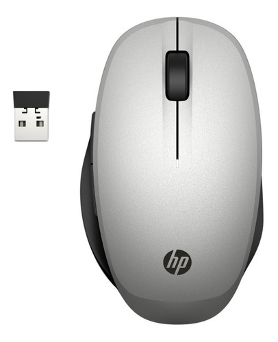Mouse Hp 300 Dual Mode Plateado (6cr72aa)