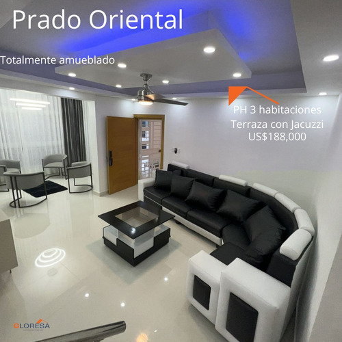 Penthouse Amueblado Con Terraza Y Jacuzzi En Prado Oriental