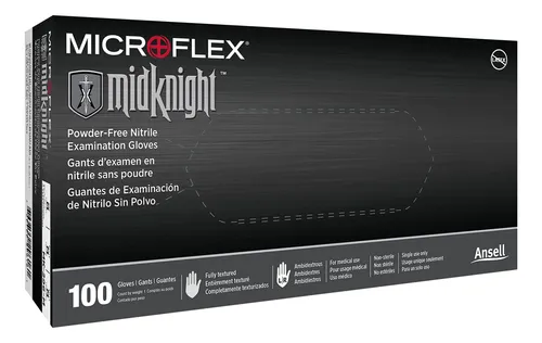 Microflex Midknight Mk-296 - Guantes De Nitrilo
